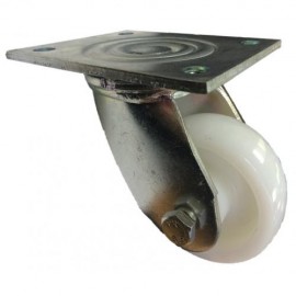 100mm Swivel Top Plate Nylon Castor - Max. 600Kg (HEAVY DUTY FABRICATED)