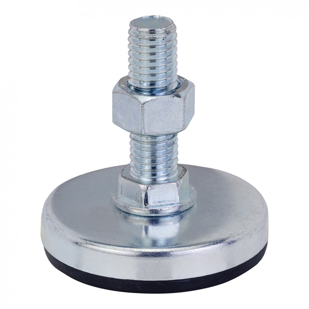 Adjustable Foot - 55mm Diameter Base - M12 x 38mm Stud
