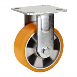 EXTRA HEAVY DUTY - 125mm Fixed Polyurethane Tread Castor - Max. 350Kg
