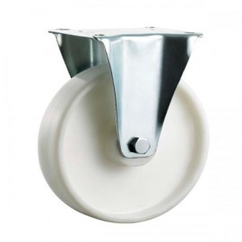 100mm Fixed Top Plate Nylon Castor - Max. 140Kg