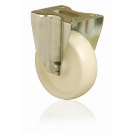 80mm Fixed Top Plate Nylon Castor - Max. 120Kg