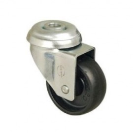 50mm Bolt Hole Swivel Polypropylene Castor - Max. 35Kg